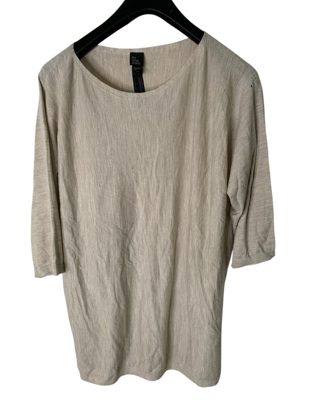 The Fisher Project 100% merino wool short sleeve sweater women's small as is